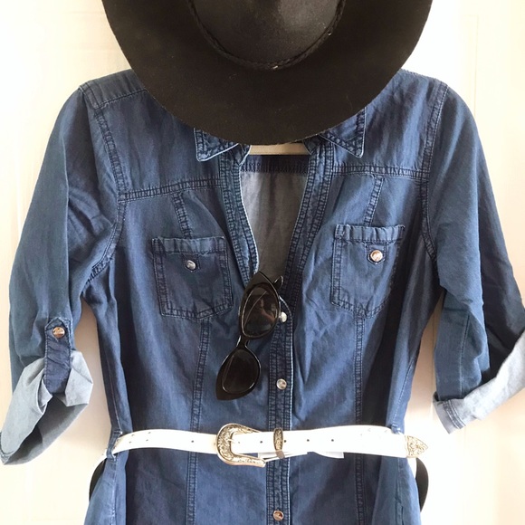 Guess Denim Dress - Picture 1 of 4